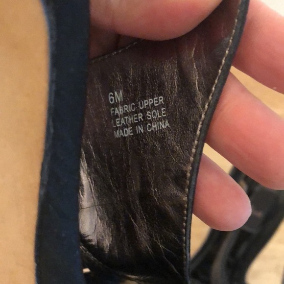 Glint Gillian Black Sequin and Satin Heels Size 6 - Picture 12 of 12